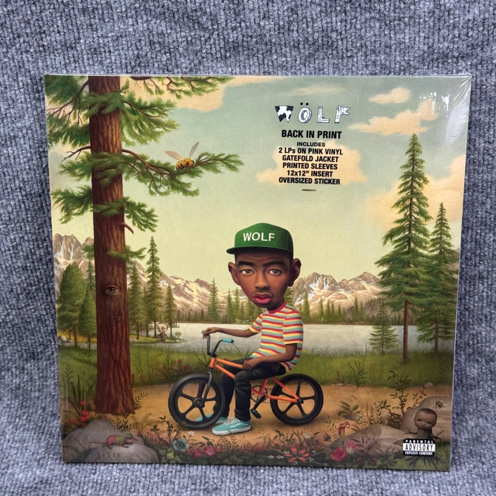 Tyler The Creator Wolf 2 LP Pink Vinyl Record Gatefold 2023 Reissue New Sealed